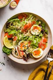 Tea smoked salmon is actually the same preparation with homemade smoked beef that i've made earlier, but i just changed the smoking flavour. Keto Smoked Salmon Salad Recipe I Heart Umami