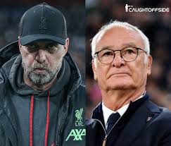 Jurgen Klopp will leave the Premier League with the same number of Premier  League titles as Claudio Ranieri.