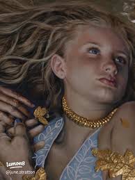 Creating Oil Paintings with Plaster and Gold Leaf