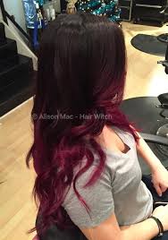 Wine Balayage Using Pravana Wild Orchid Wine Hair Orchid Hair Color Hair Inspo Color