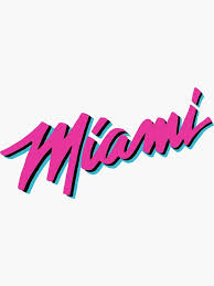 Its logo can be described as a fiery basketball going through a black hoop. Miami Heat Vice Sticker By Nicmart Nba Miami Heat Miami Heat Miami Heat Basketball