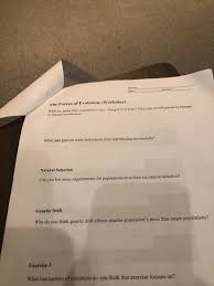 Display and distribute copies of darwin's natural selection worksheet. Mechanisms Of Natural Selection Worksheet Selection Worksheet The Population Must Be Evolving