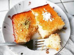 Your daily values may be higher or lower depending on your calorie needs. Revani Semolina Cake Soaked In Syrup Sweeeeeet My Dear Kitchen In Helsinki