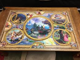 Thomas kinkade cinderella puzzle 2000. Rainy Day Today The Perfect Day To Finish Our 2000 Piece Thomas Kinkade Disney Puzzle Small Album In Comments Jigsawpuzzles
