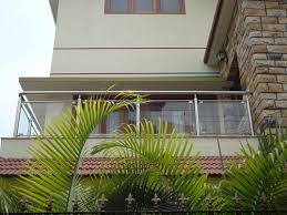Frameless glass balustrades design is ideal for decking area, balcony, or mezzanine. Bar Silver Home Balcony Glass Railing Mumbai Steel Arts Id 18928649197