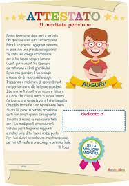 Attestato Di Pensione Per Una Maestra Feste Di Pensionamento Pensionamento Le Idee Della Scuola