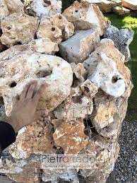 Pietre Ornamentali Da Giardino Roccioso Beige Pezzatura Grande Pezzi 50
