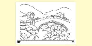 Push pack to pdf button and download pdf coloring book for free. The Three Billy Goats Gruff Colouring Sheets Teacher Made
