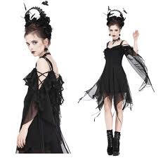Flowing Chiffon Gothic Dress Free Shipping Infectiousthreads Goth Gothdresses Gothclothes Gothclothing Gothstyl Goth Outfits Goth Fashion Gothic Dress