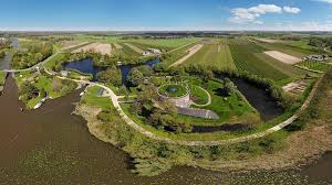 De donkere gebieden op de kaart waren geïnundeerd. Water Als Bondgenoot Rode Draad Door Themajaar Hollandse Waterlinies