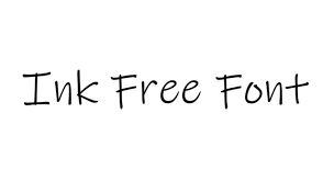 Or maybe you're just looking for some new apps to check out. Ink Free Font Free Download The Fonts Magazine