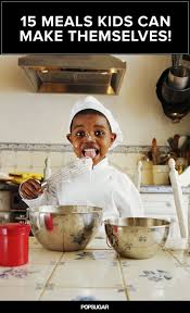 15 Fun Food Ideas Your Kids Can Make On Their Own Cooking Classes For Kids Easy Meals For Kids Kids Cooking Recipes