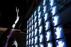 Self Fifty Six Was An Interactive Video Installation That Was Created For Dashboard Co Op S G Frosted Acrylic Sheet Video Installation Interactive Installation