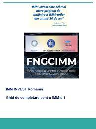 Vezi ghidul dezvoltat de specialistii bcr. Download Ghid Oficial Imm Invest Romania AplicaÈ›ia Pentru Inscrierea In Programul Imm Invest Romania Va Fi DeschisÄƒ Pe 28 Aprilie Europa Fm