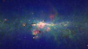 The milky way as we know it today was shaped by a collision with a dwarf galaxy about 10 billion years ago. Hd Wallpaper 8k Milky Way 4k Spitzer Space Telescope Peony Nebula Wr 102ka Wallpaper Flare