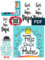 Descubre cómo hacer tarjetas para el día del padre fáciles y ahora sólo nos queda formar un pequeño texto con sus letras. Feliz Dia Del Padre Para Imprimir Docx