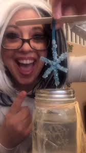 Crystal Salt Snowflakes