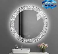 [Hot Item] Round Decorative Bathroom Wall Smart Mirrors Art Circle LED  Mirror