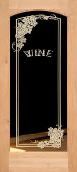 The fd1lwine mahogany door with sandblasted single large glass. Interior Etched Glass Doors Full Lite Interior Doors French Interior Doors