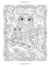 Creative Haven Owls Coloring Book Artwork By Marjorie Sarnat Owl Coloring Pages Coloring Pages Coloring Books