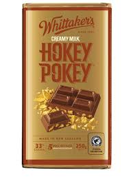 Unbranded milky chocolate milk chocolates. Hokey Pokey Whittaker S