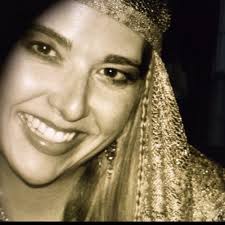 Green Enamel Large Metal Bowl Pink Flowers New