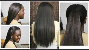 The added hair can be human or synthetic. How To Install Natural Looking Sew In Weave With Synthetic Hair Youtube