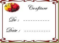 Etiquettes Pour Pots De Confiture Et Gelee Mimicroque Etiquettes Confitures Gratuites Etiquettes De Pot Etiquette Confiture