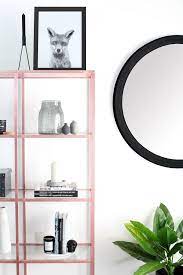 ikea hack rose gold vittsjo shelving heart home ikea hack gold shelves ikea hack ideas