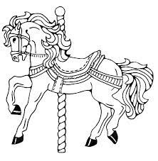 Horses, such regal beasts can win the heart of any showman, animal lover or anyone with a general respect for nature. Carousel Horse Coloring Pages Best Place To Color