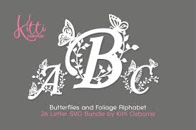 Download Butterfly Alphabet Svg Bundle 282773 Svgs Design Bundles