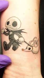 Zero tattoo nightmare before christmas. Small Wrist Jack Skellington Tattoo Novocom Top