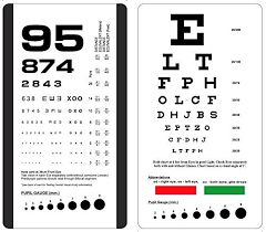 Amazon Com Kashsurg Rosenbaum Snellen Pocket Eye Chart Set