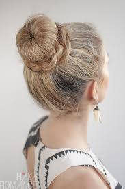 The more layers of hair on the donut, the thicker it will be. 30 Buns In 30 Days Day 11 Donut Bun And Braid Hairstyle Hair Romance