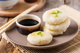 A Simple Recipe For Delicious Japanese Pan Fried Rice Cakes Recipe Rice Cake Recipes Rice Cake Snacks Japanese Rice Cake