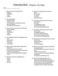 Only users with topic management privileges can see it. Frankenstein Quiz Worksheets Teaching Resources Tpt