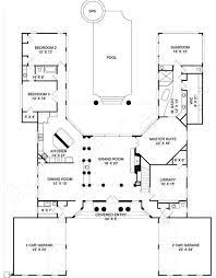 Pingree House Plan Daylight Basement Floor House Plan First Floor Plan Pool House Plans U Shaped House Plans Courtyard House Plans