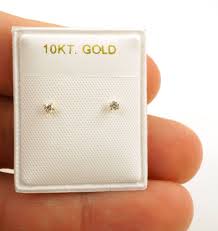 10k Gold Infant Baby Girl Screw Back 2 Mm Zirconia Earrings Brand New Babyearringscom Baby Earrings Baby Ear Piercing Childrens Jewelry