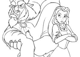 The thirtieth film in the animated classic apart from belle and the beast, other principal characters like lumière, cogsworth, mrs. Beauty And The Beast Coloring Pages Coloring4free Com