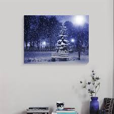 Snow View Canvas Rectangle Landscape Oil Painting For Bedroom Nordic Decor Decorative Wall Panels Wall Panels