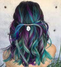 To make your hair ombre at home, you'll need to apply 2 coats of bleach 1 or 2 weeks apart. 20 Balayage And Ombre Mermaid Hair Ideas To Rock Styleoholic