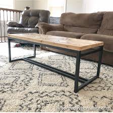 No Weld Metal Coffee Table Base The Someday Home In 2020 Coffee Table Metal Coffee Table Coffee Table Wood