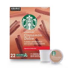So, the best advice i can give is to make a standard latte (with 2 shots of espresso for a 16 oz size) with 2% milk like standard and it would also. Starbucks Flavored Coffee K Cup Coffee Pods Cinnamon Dolce For Keurig Brewers 1 Box 22 Pods Target