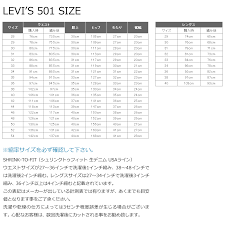 ジーンズ リーバイス サイズ