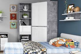 Eckkleiderschrank pax weiss fardal hochglanz weiss. Forte Canmore Eckschrank Beton Weiss Glanzend Mobel Letz Ihr Online Shop