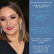 Diálogo con la Junta Cívica de Manta