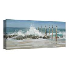 10% coupon applied at checkout save 10% with coupon. Fine Art Canvas Perched By The Sea By Studio Arts Wall Art