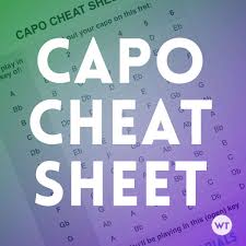 capo cheat sheet worship tutorials