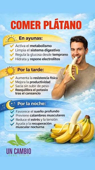 Beneficios De Comer Platano En Ayunas