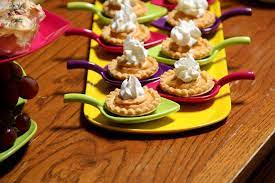 Mini No Bake Pumpkin Pies Recipe Preschool Cooking Baked Pumpkin Pumpkin Pie